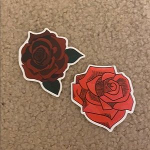 two rose sticker